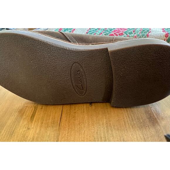 Clarks Bushacre Mens Size 10 Brown Casual Chukka Desert Ankle Boots - Picture 8 of 10